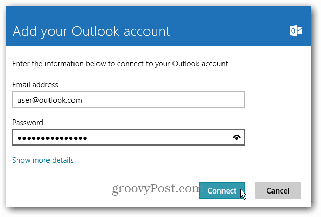 Hur man använder POP-e-post med Windows 8 Mail med Outlook.com