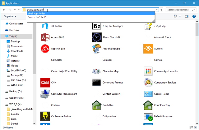 файл Explorer всички приложения