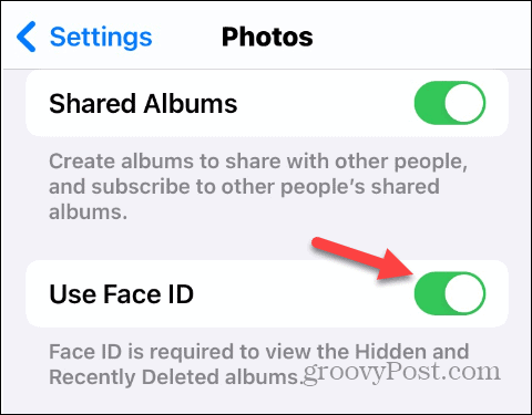 Скриване и показване на снимки на вашия iPhone