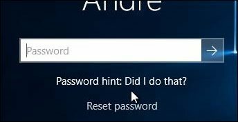 подсказка за парола