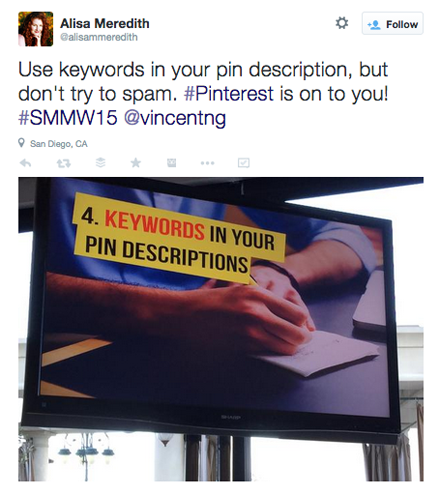 туит от презентация на vincent ng smmw15
