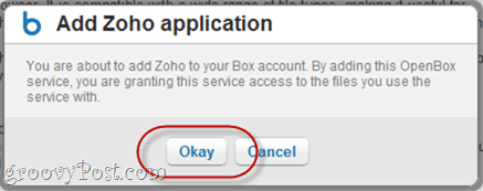 Синхронизиране на Zoho и Box.net
