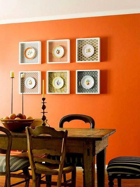 Използване на оранжев цвят в декорацията на дома 