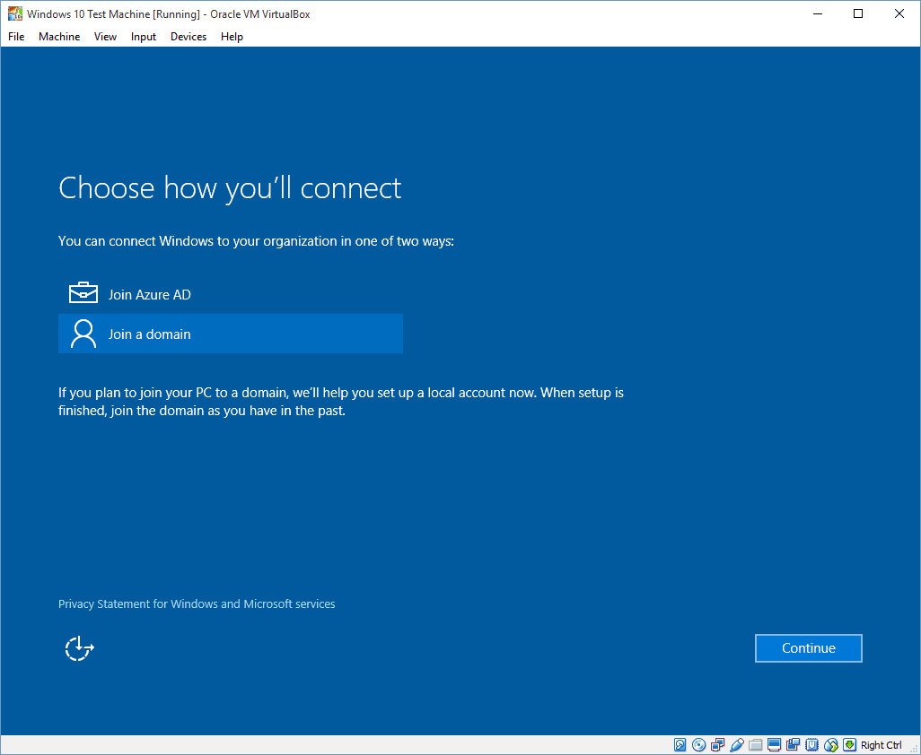 13 Изберете как ще свържете екрана (Windows 10 Install)