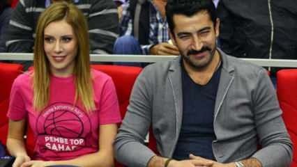 Двойката Sinem Kobal и Kenan İmirzalıoğlu получават пазаруване на хранителни стоки при шофьора