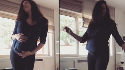 7-месечната бременна Азра Акин танцува така