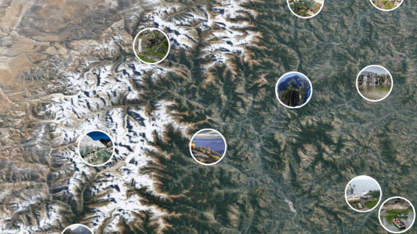 Google кани потребителите да изследват глобална карта на снимки с краудсорсинг в Google Earth както на настолен компютър, така и на мобилен телефон.