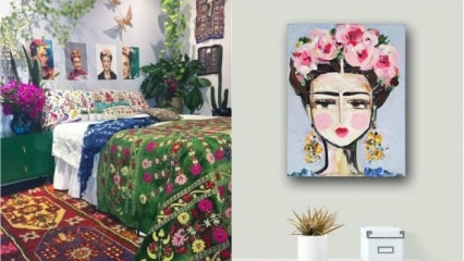 Декоративни предложения в съответствие със стила на "Frida Kahlo"