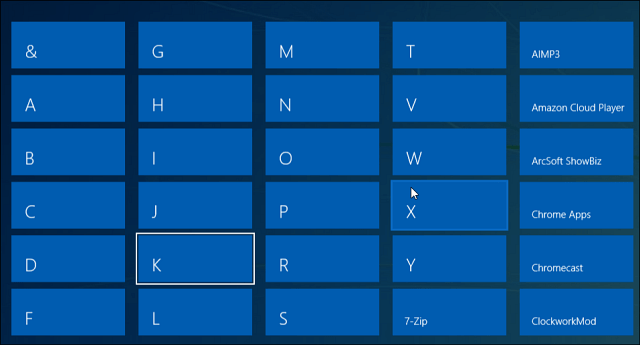 Съвет за Windows 8.1: Намерете приложения от име