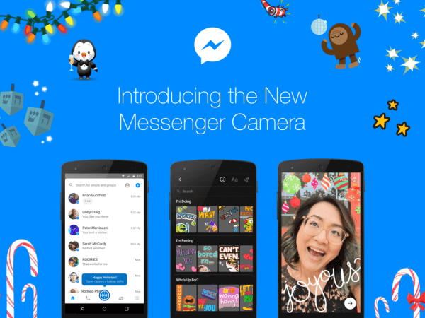 Facebook обяви глобалното пускане на нова мощна родна камера в Messenger.