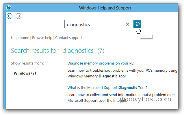Как да получите достъп до помощ и поддръжка на Windows 8