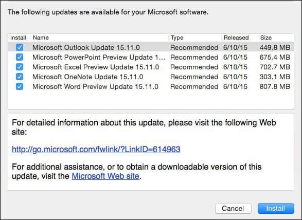Microsoft Office 2016 за преглед на Mac
