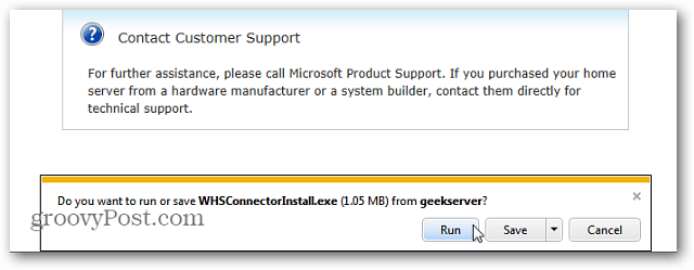Как да добавите клиентски компютър на Windows 7 към домашния сървър на Windows [версия 1]