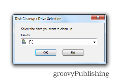 Windows 7 актуализация изтриване на стари файлове диск за почистване на системата