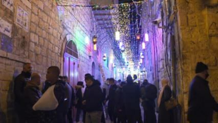 Улиците на Йерусалим са блестящи в Рамадан