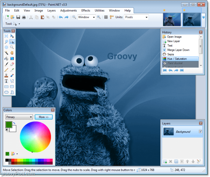 превърнете thе чудовище ecookie още по-синьо с някои от Paint. Новите функции на NET от актуализацията 3.5