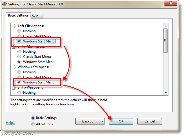 Как да пренесем бутона от по-стари версии на Windows в Windows 7