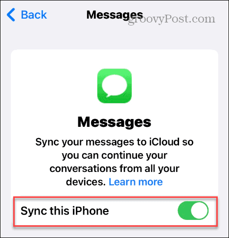 iMessage не работи 