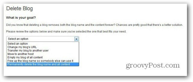 Как да изтриете блог на Wordpress.com или да го направите частен