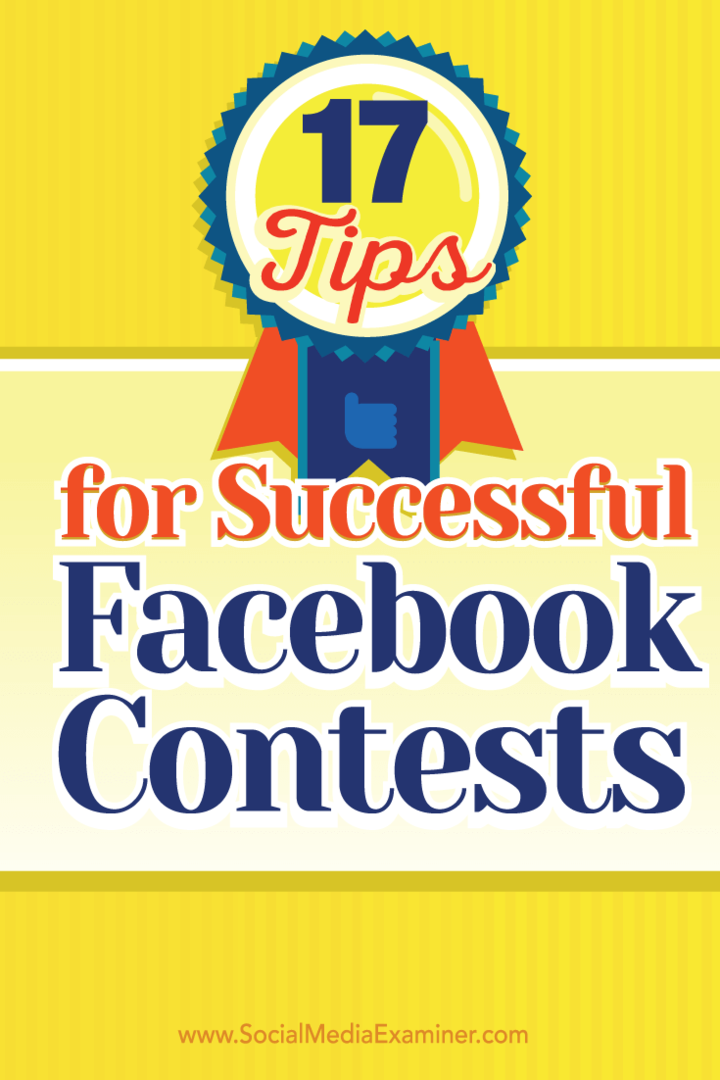 17 съвета за успешни конкурси във Facebook: Проверка на социалните медии