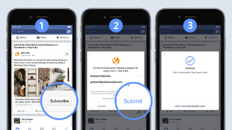 Facebook тества водещи реклами в мобилни устройства