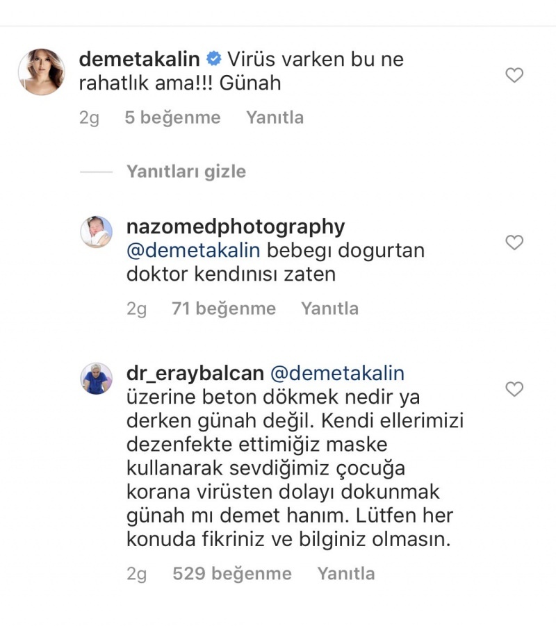 Силен отговор от известния лекар на предупреждението за коронавирус на Demet Akalın!