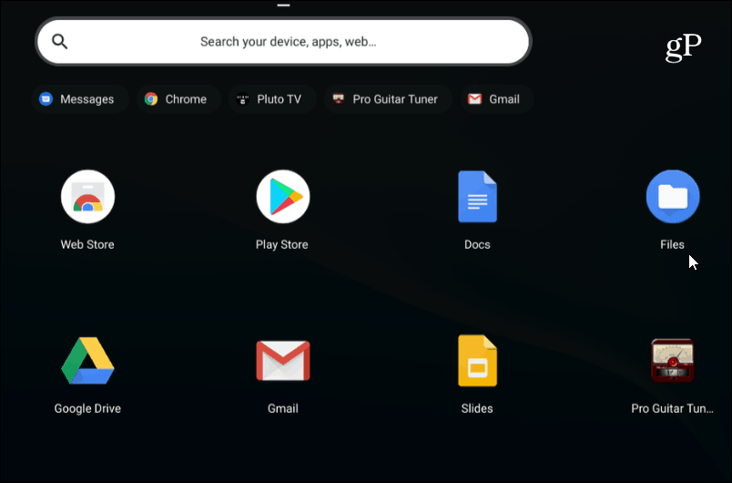 1 приложение за файлове на Chromebook