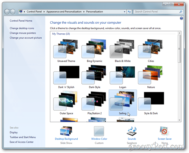 Windows 7 тематична библиотека