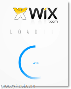 eidtor на уебсайта на wix flash може да отнеме момент за зареждане