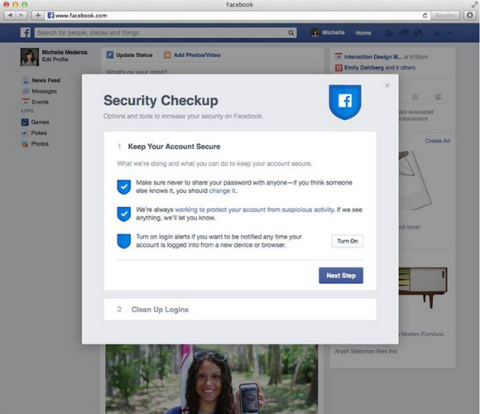 Facebook тества нова функция за проверка на сигурността