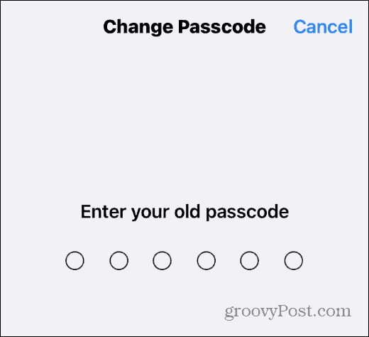 Променете паролата на iPhone