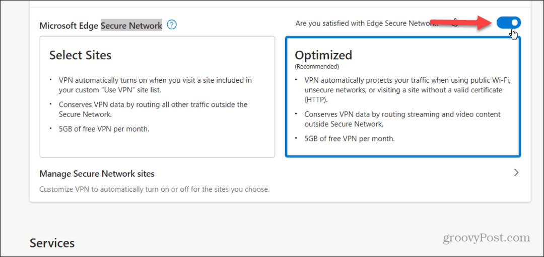 Как да активирате и използвате Microsoft Edge VPN
