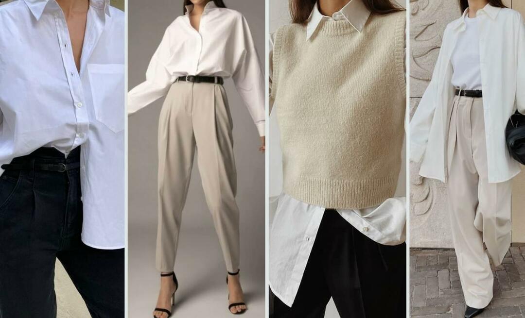 5 различни стила комбинации от бели ризи, специални за есенния сезон!