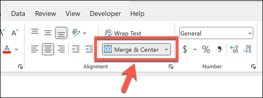 excel сливане и центриране