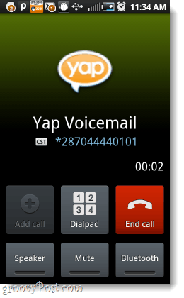 пренасочване на гласови съобщения през Yap