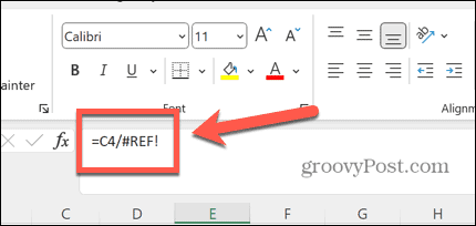 excel реф грешка