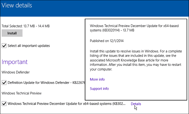 Актуализиране на декември 10 за Windows