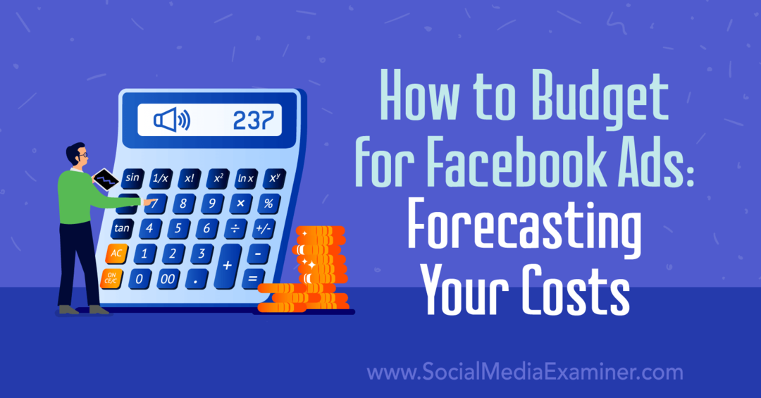 Как да бюджетираме за реклами във Facebook: Прогнозиране на разходите ви: Проверка на социалните медии
