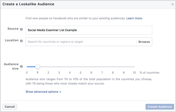 Facebook създава подобна на публика аудитория