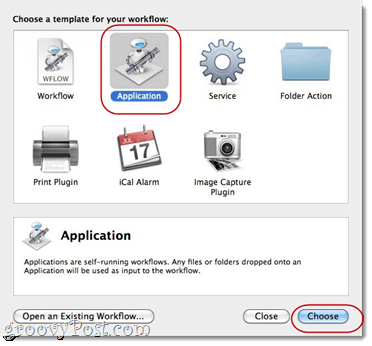 Комбинирайте PDF файлове с помощта на Automator с Mac OS X