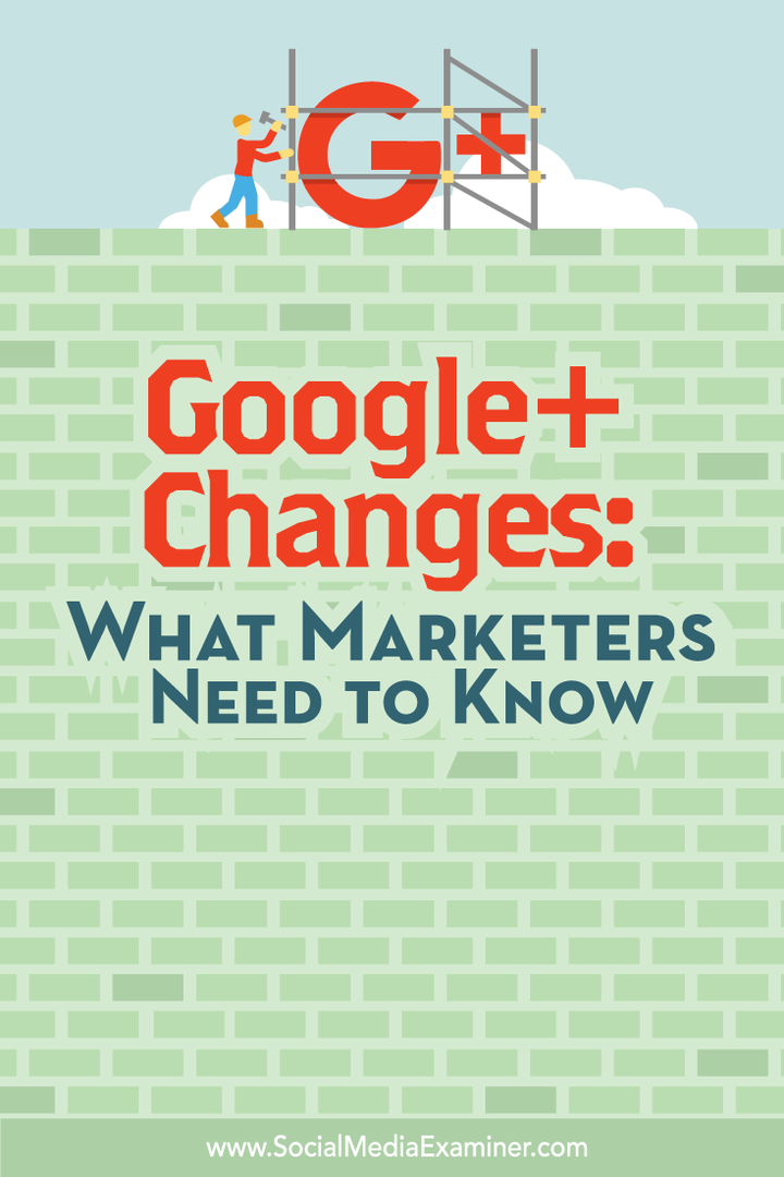 Промени в Google+: Какво трябва да знаят търговците: Проверка на социалните медии