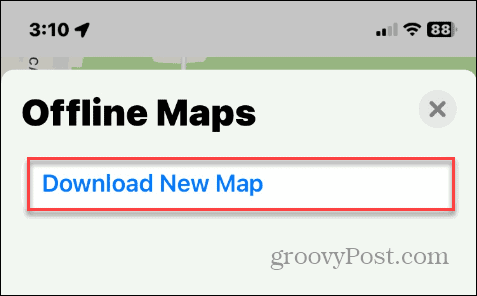 Изтеглете нова карта за използване офлайн