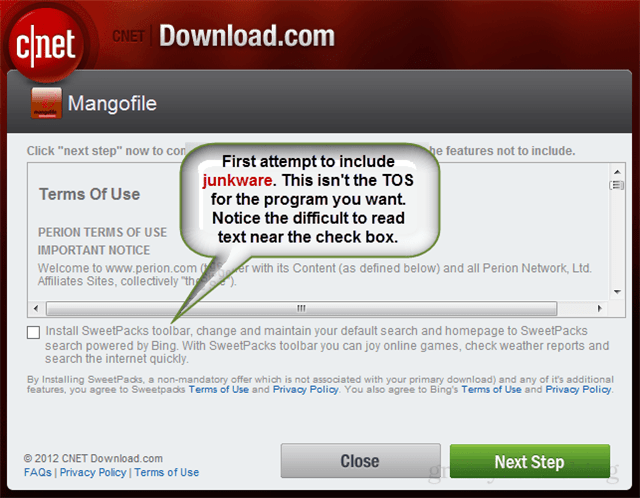 Потвърдено: Download.com на CNET придобива статус на Crapware (актуализиран)
