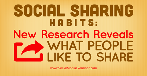 изследвания за социално споделяне