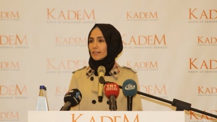 Сюмейе Ердоган Байрактар ​​присъства на откриването на KADEM