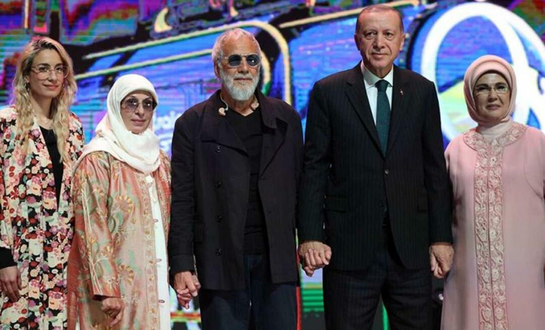Юсуф Ислам подари китарата си на президента Ердоган!