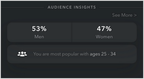 Snapchat Статистика за аудиторията