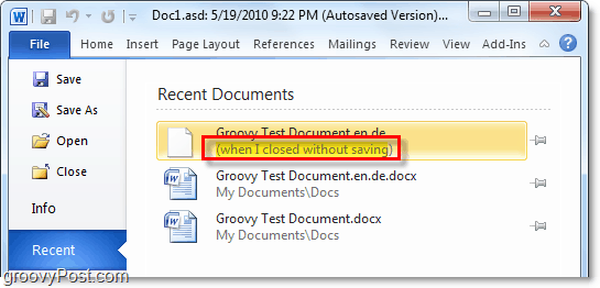 възстановяване на файлове, които не бяха запазени