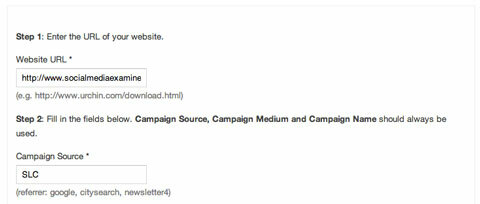 slc маркер на кампания в google url builder
