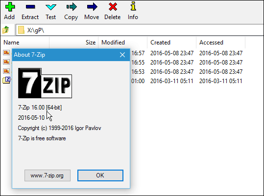 7zip версия 16